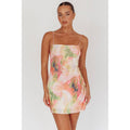 MIAMI SEQUIN MINI DRESS / 64610D01: MULTI COLOUR / XS-S-M-L(1-3-2-1)