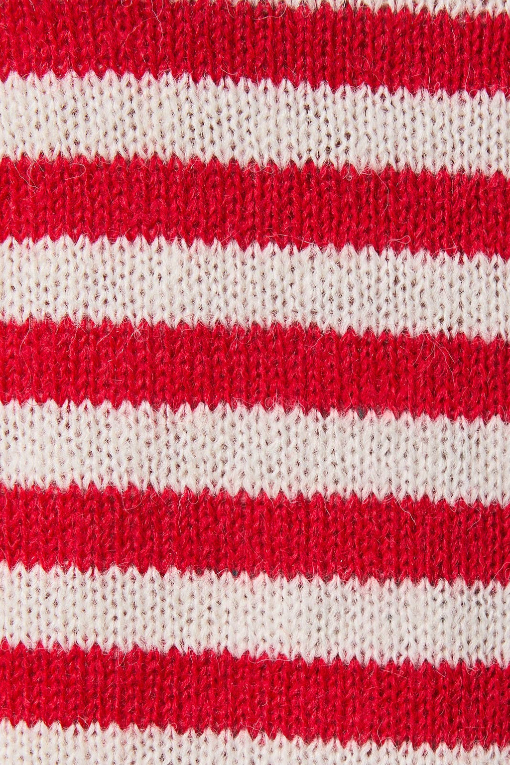 Sleeveless Red / White Stripe Tank