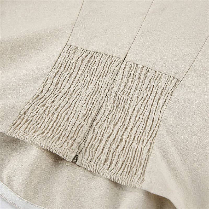 Strapless Backless Maxi Dress